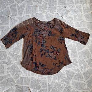 Rustic Vibes Floral Top